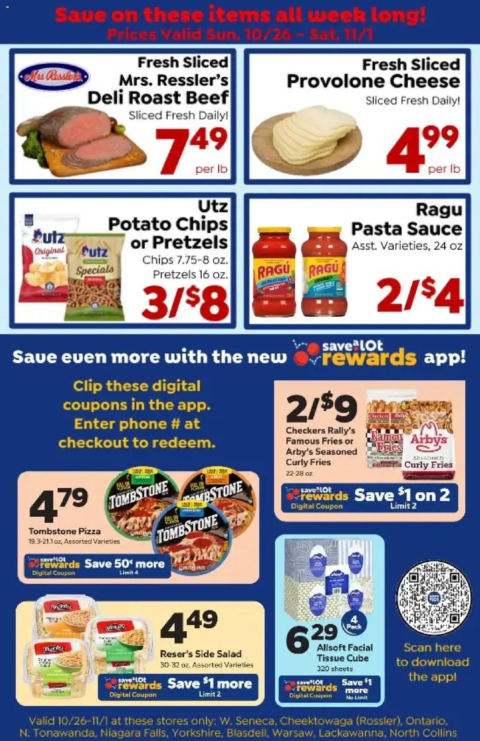 Save a Lot Ad from 10/26/2025 - Flyer - Page number 1