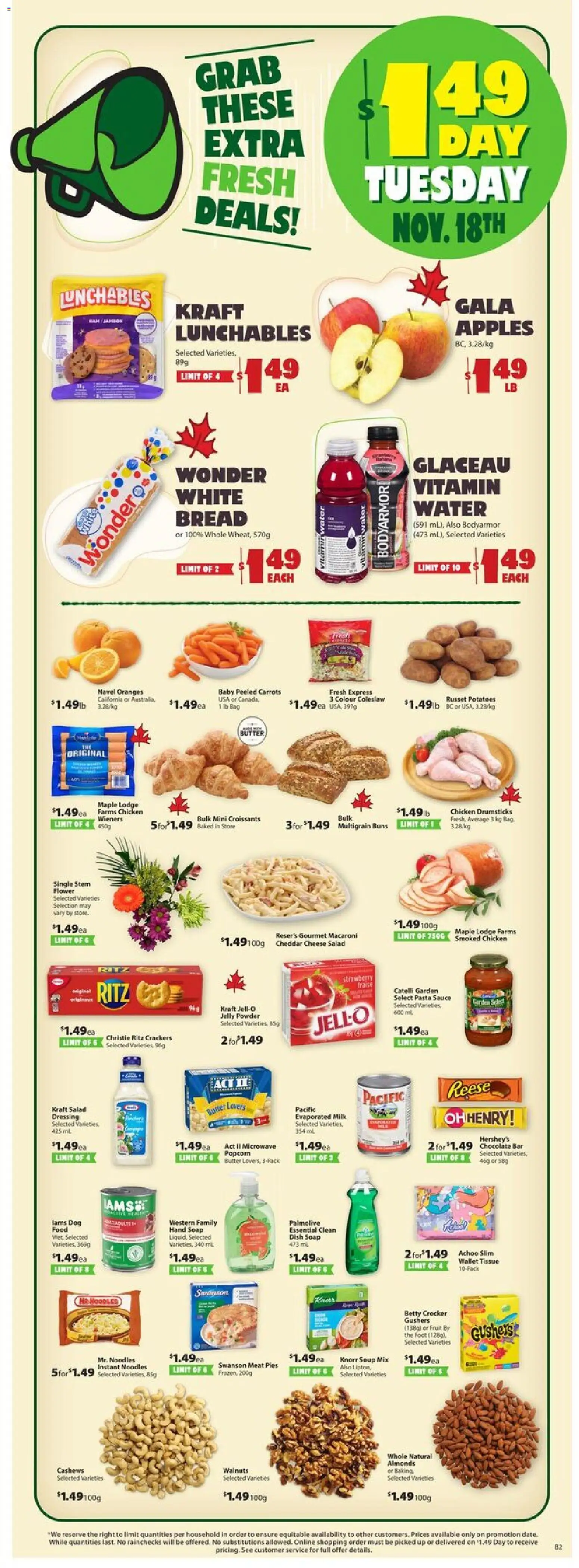 Preview of leaflet Weekly Flyer - AB from shop Save on foods is valid from Nov 13, 2025