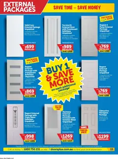 Preview of catalogue Catalogue from shop Doors Plus valid 01/12/2025 | Page: 15