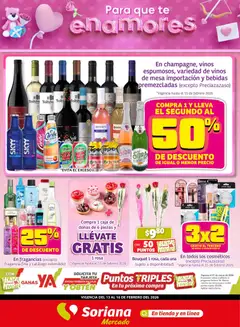 Vista previa las ofertas de la tienda Soriana - Fin de Semana Mercado: BCS, Son y Sin desde el 12/02/2026 