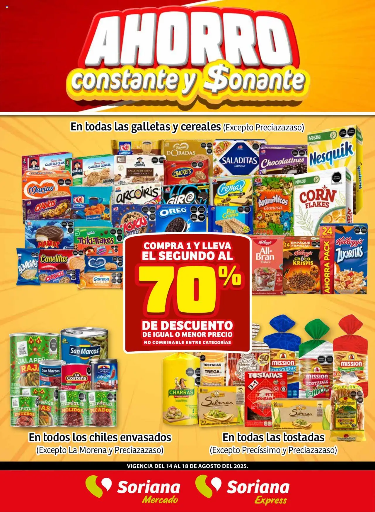 Fin de Semana Mercado: Coah, Chih y Dur Soriana y sus promociones válidas desde el 14/08/2025 - Número de página 1
