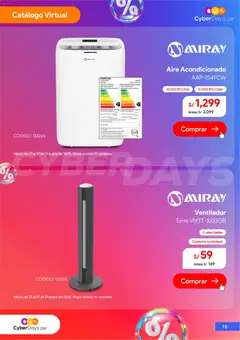 Vista previa de Cyber Days de la tienda Hiraoka válido desde 27/10/2025 | Página : 19