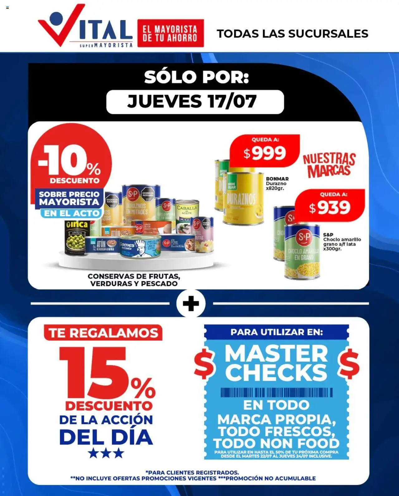 Vital Sólo por jueves del 17/07/2025 >> Catálogo