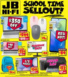 Preview of catalogue School Time Sellout from shop JB Hi-Fi valid 18/12/2025