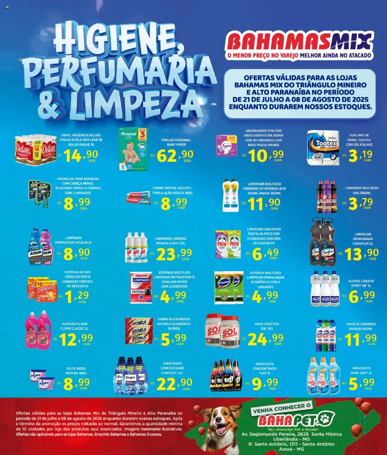 Bahamas Mix folheto "Ofertas Higiene e Limpeza " válido a partir de 21/07/2025 - número de página 1