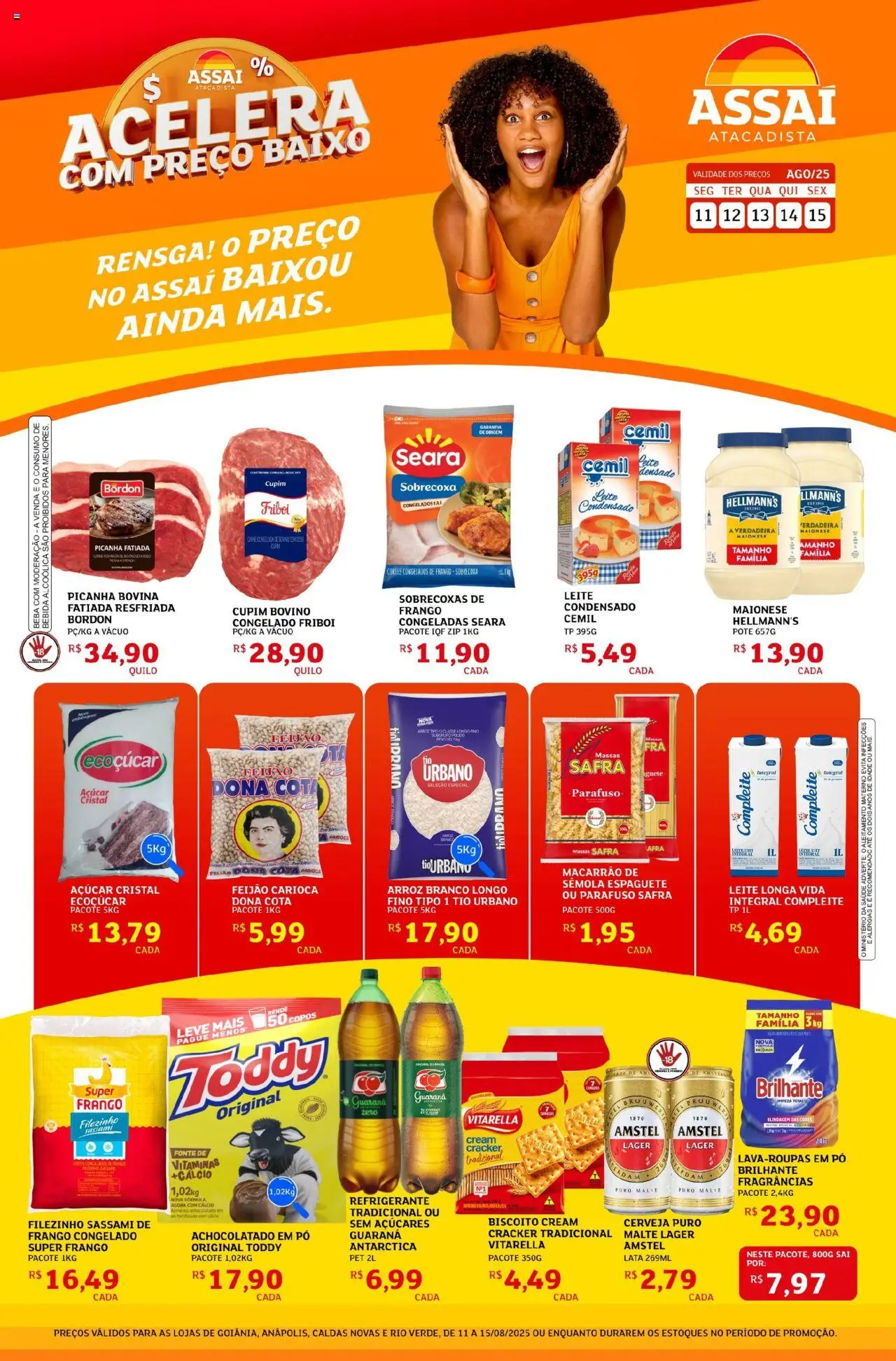 Assaí Atacadista folheto "Encarte - GO" válido a partir de 11/08/2025 - número de página 1