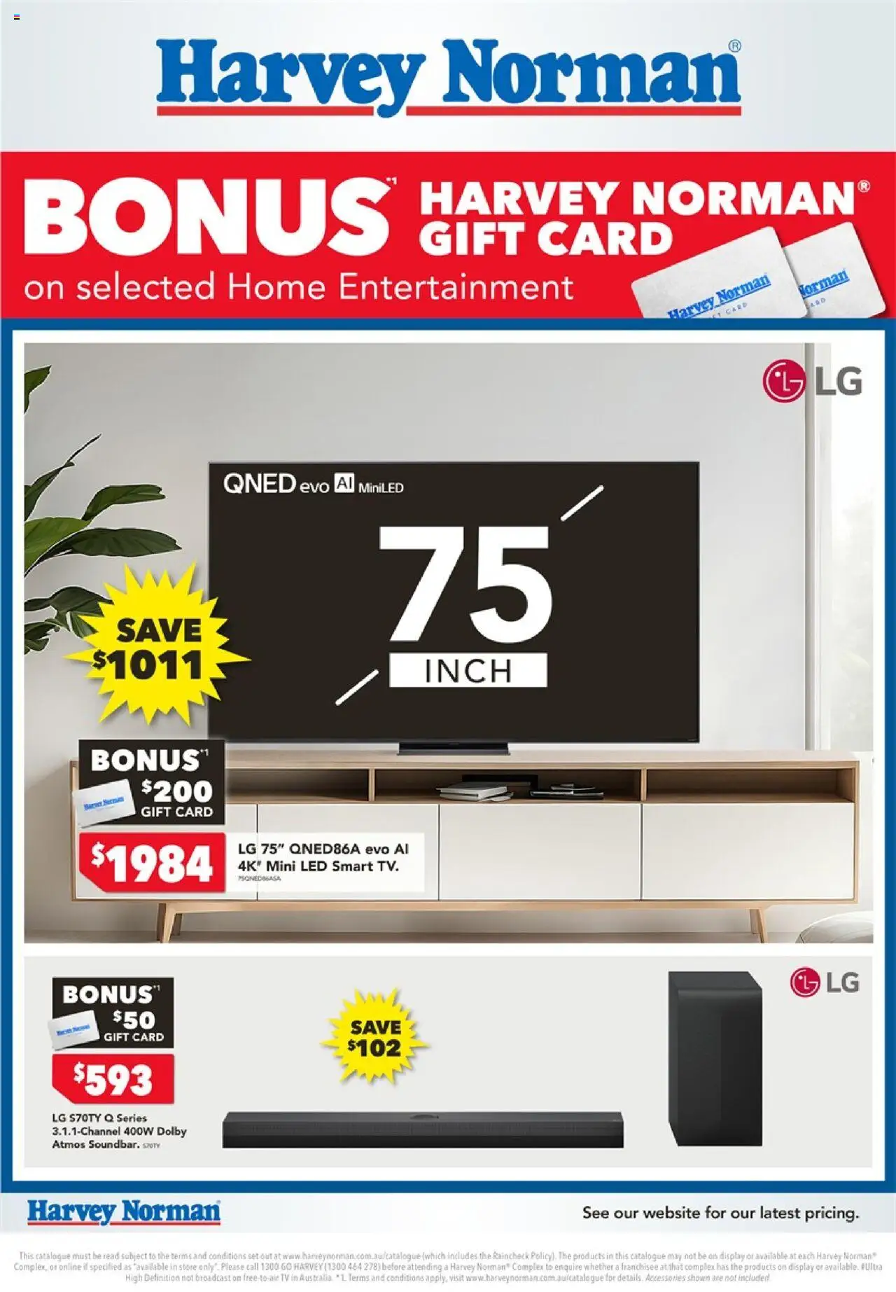 Harvey Norman catalogue valid from 18/10/2025 - page 1 - Accessories, Tv
