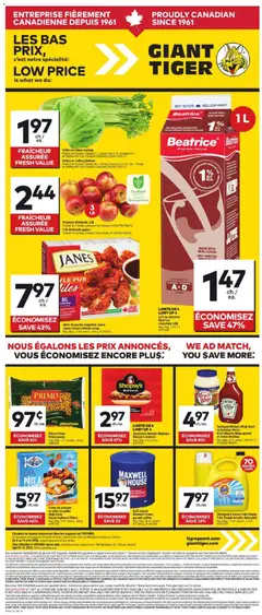 Un aperçu du dépliant Giant Tiger Circulaire du magasin Giant Tiger est valide à partir 8 avr. 2026