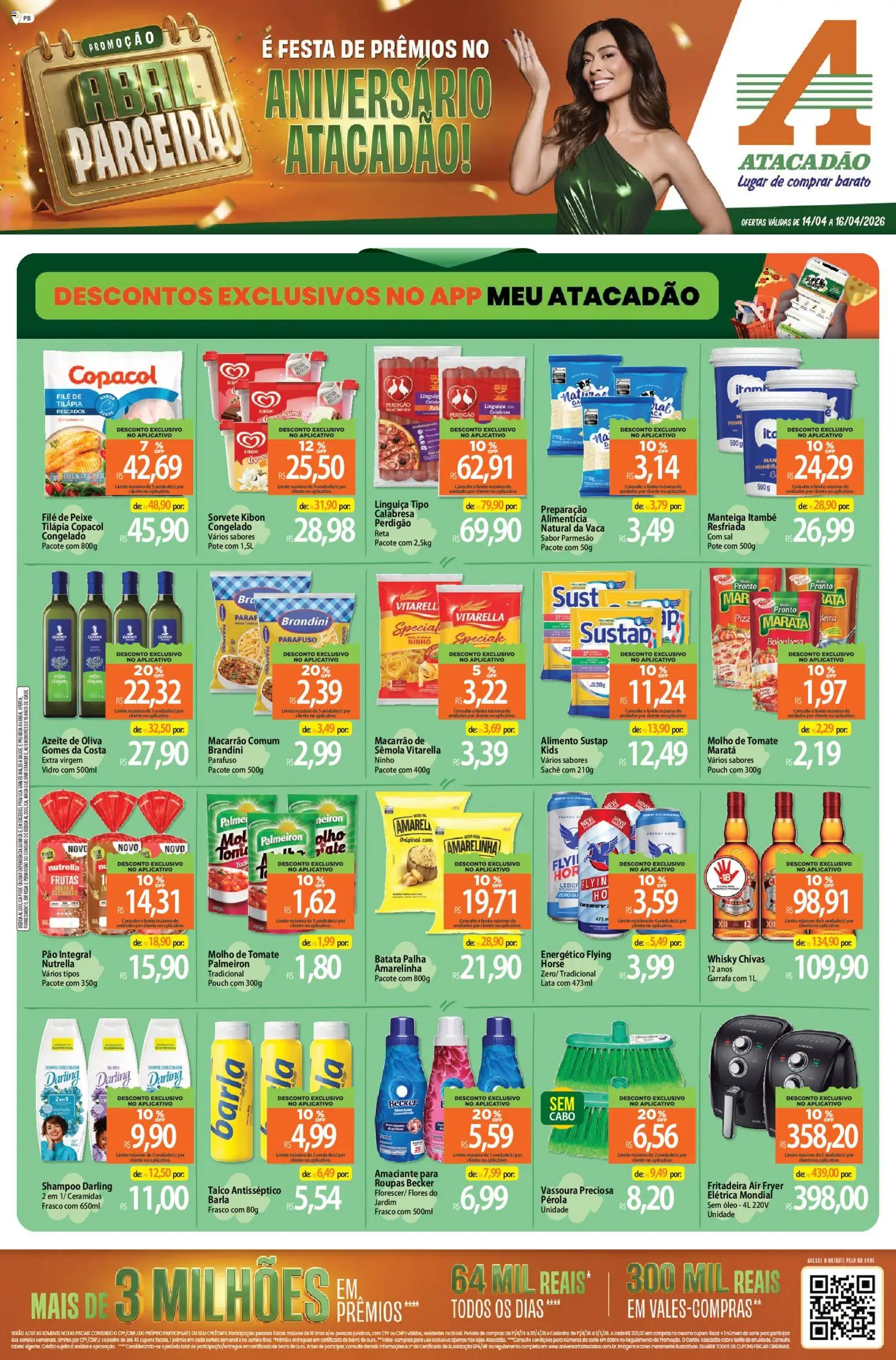 Pré-Visualização do folheto "Atacadão ofertas - PB" da loja Atacadão válido a partir de 14/04/2026
