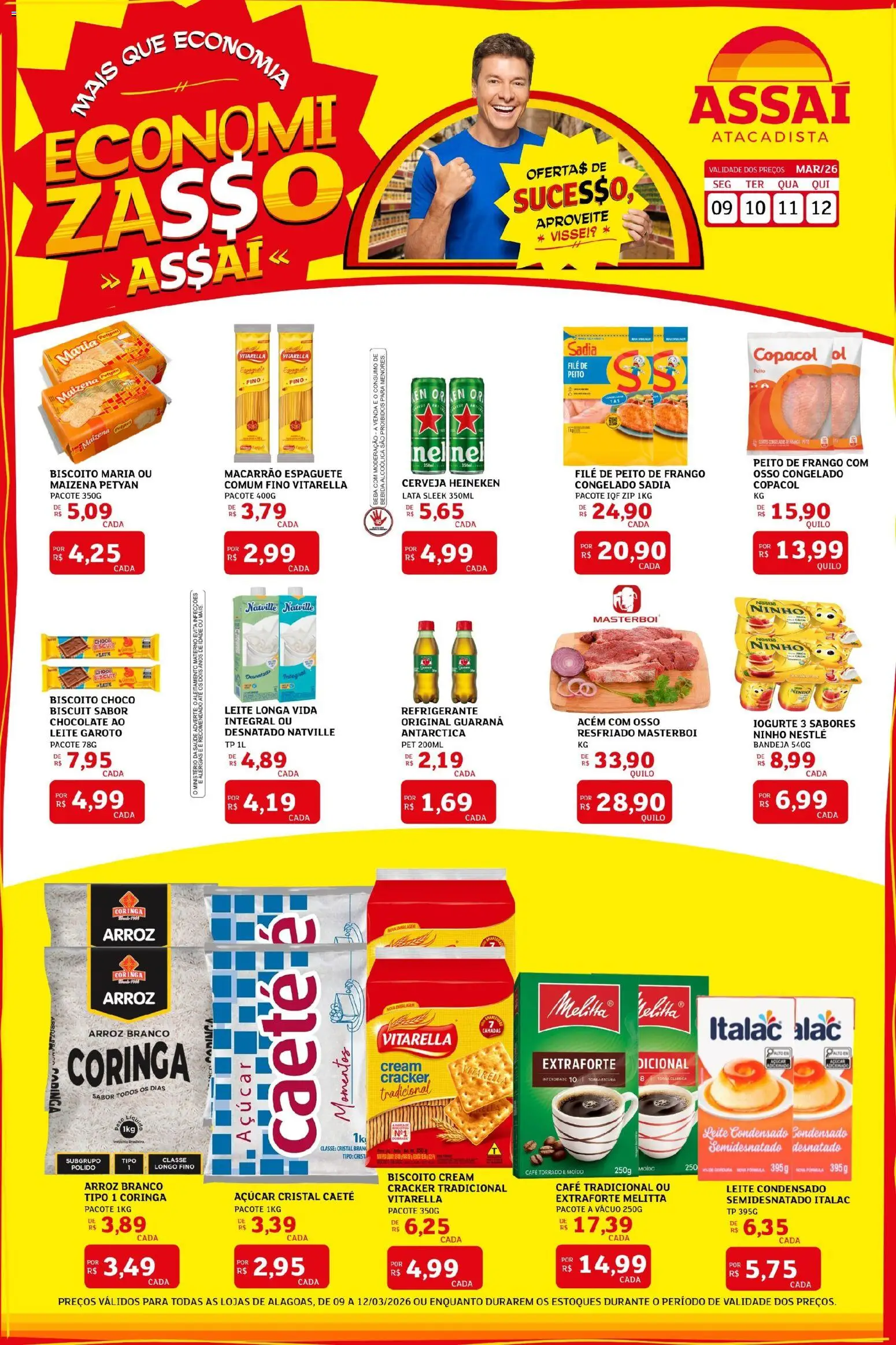 Pré-Visualização do folheto "Assaí Atacadista ofertas - AL" da loja Assaí Atacadista válido a partir de 09/03/2026