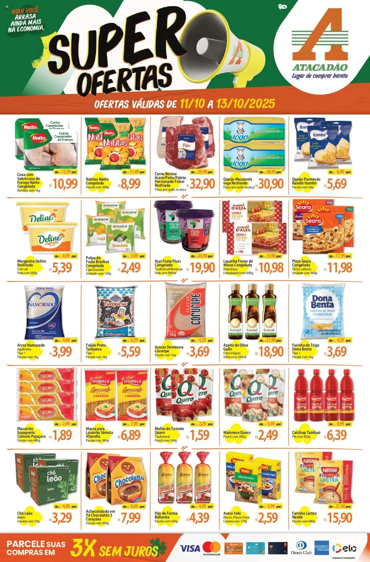 Atacadão folheto "Ofertas - AL" válido a partir de 11/10/2025 - número de página 1