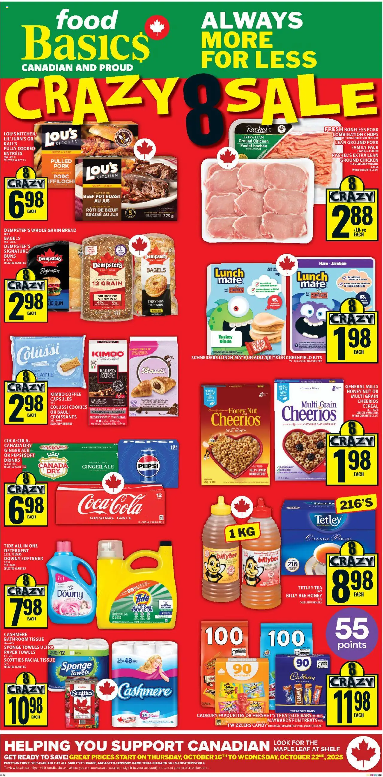 Food Basics flyer valid from Oct 16, 2025 - page number 1