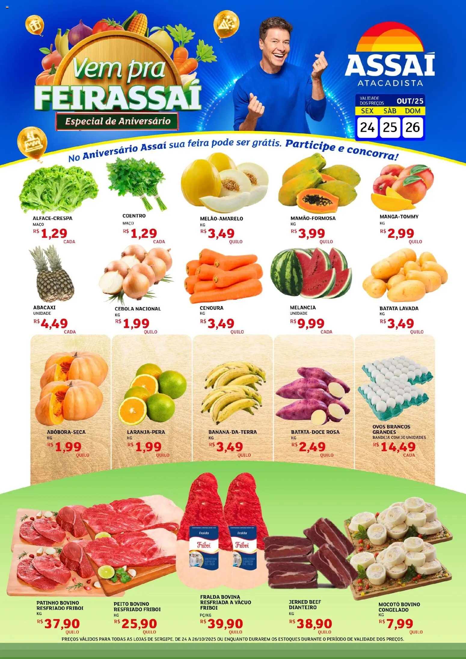 Assaí Atacadista folheto "Encarte - SE" válido a partir de 24/10/2025 - número de página 1