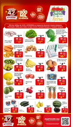 Pré-Visualização do folheto "Ofertas Feira" da loja Semar Supermercado válido a partir de 14/10/2025