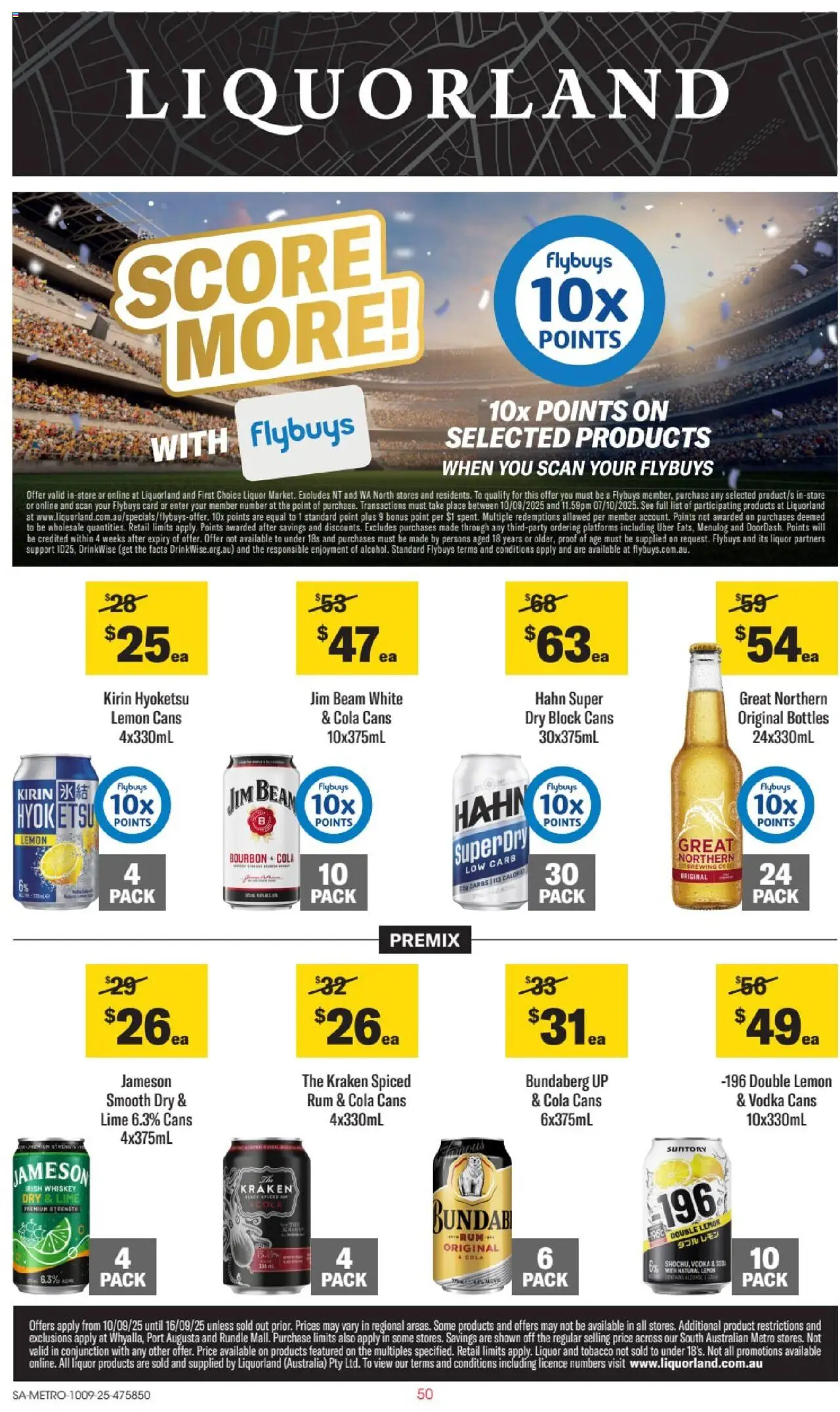 Liquorland catalogue valid from 10/09/2025 - page 1