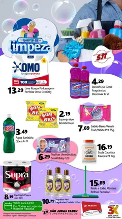 Pré-Visualização do folheto "Ofertas Dia da Limpeza" da loja São Judas Tadeu válido a partir de 04/02/2026