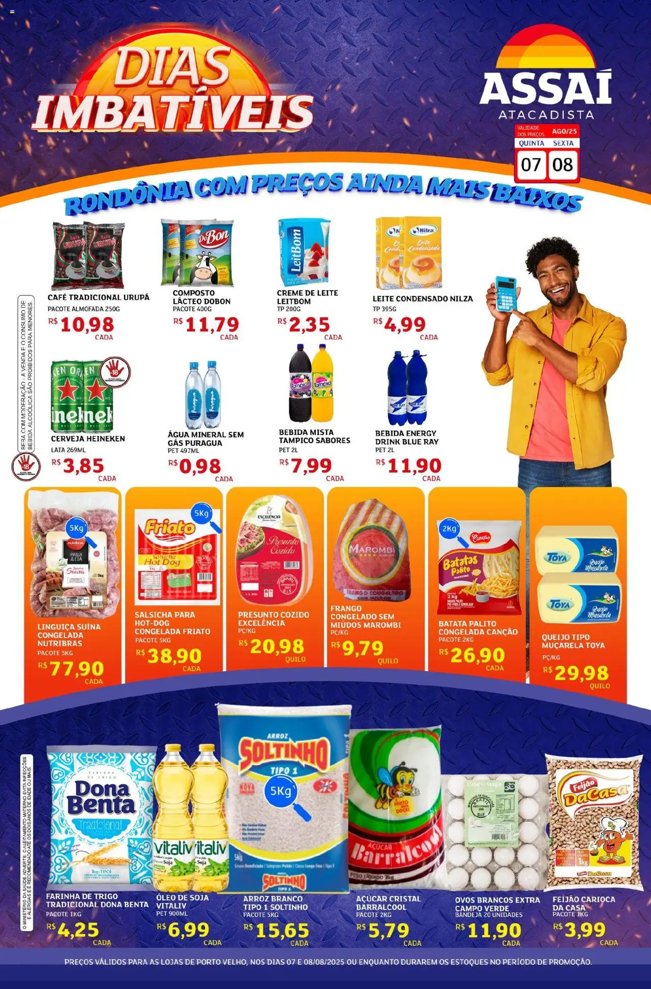 Assaí Atacadista folheto "Encarte - RO" válido a partir de 07/08/2025 - número de página 1