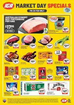 Preview of catalogue Market Day Specials VIC from shop IGA valid 20/02/2026