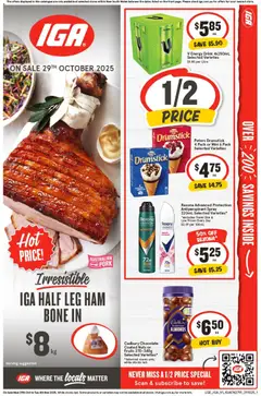 Preview of catalogue Catalogue NSW from shop IGA valid 29/10/2025