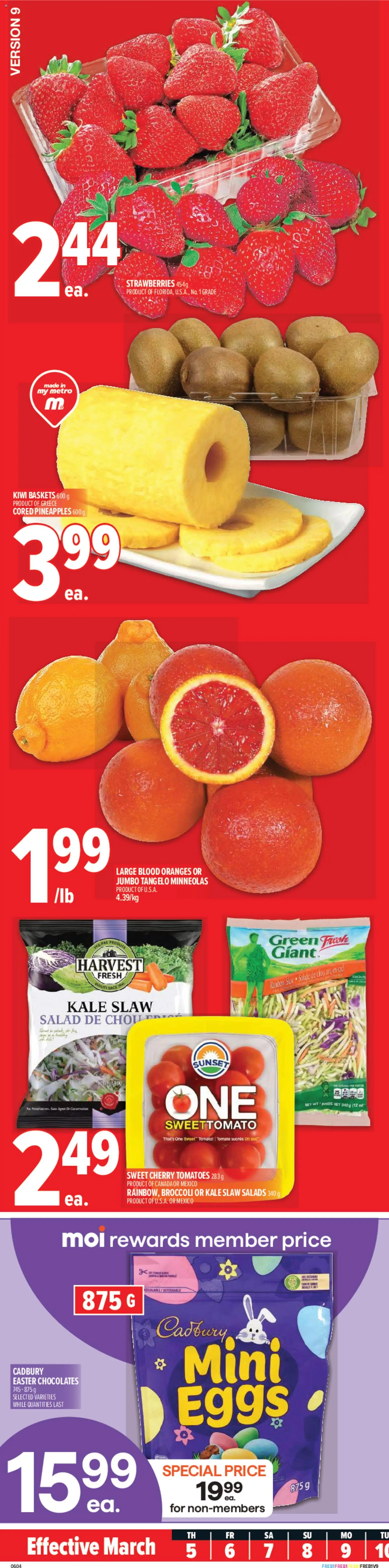 Preview of leaflet Metro weekly flyer - Québec from shop Metro is valid from Mar 05, 2026