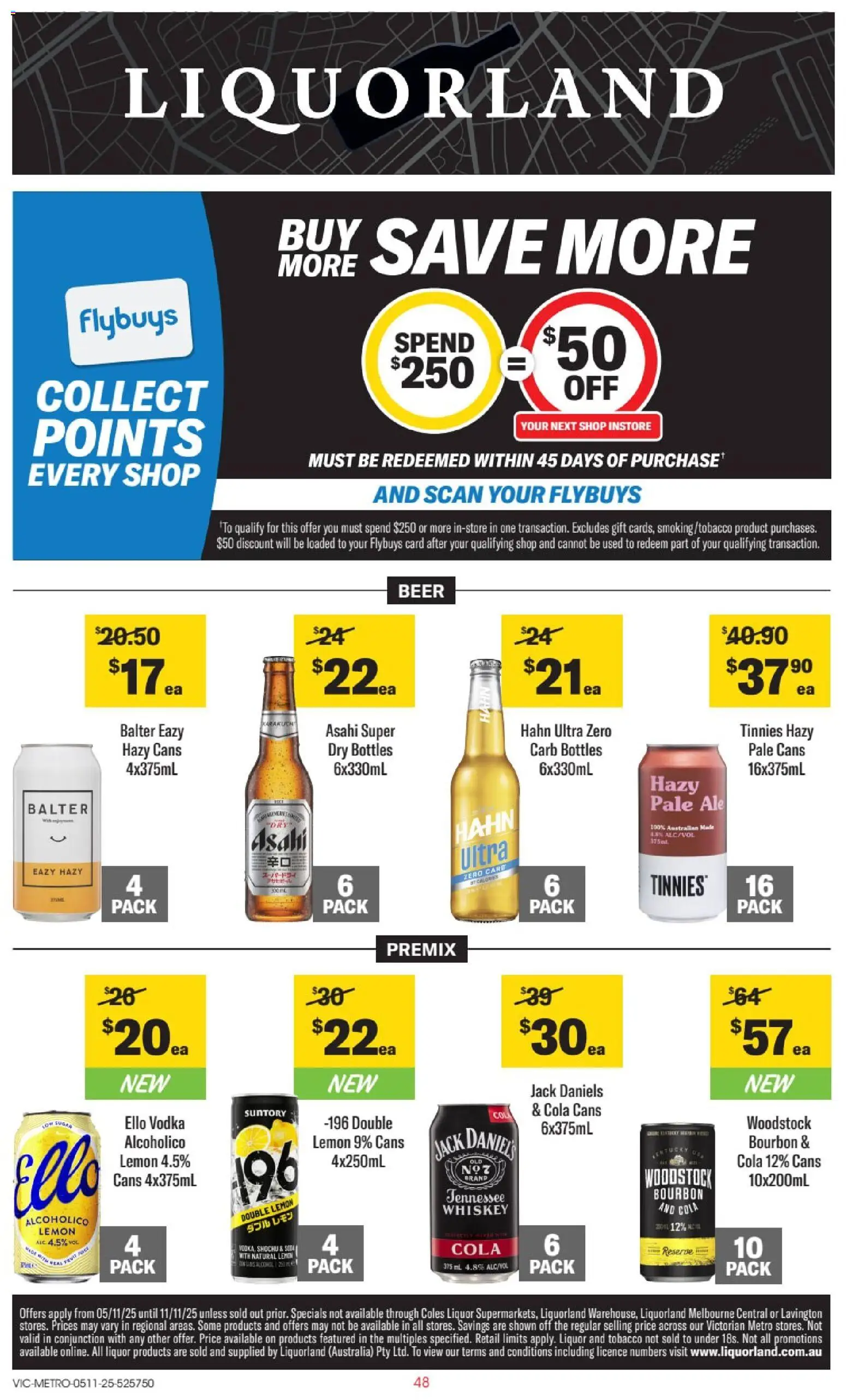 Preview of catalogue Catalogue VIC from shop Liquorland valid 05/11/2025