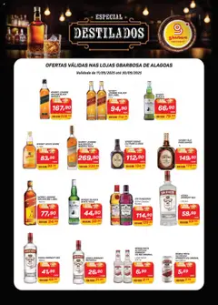 Pré-Visualização do folheto "Ofertas Especial Destilados" da loja Gbarbosa válido a partir de 11/09/2025