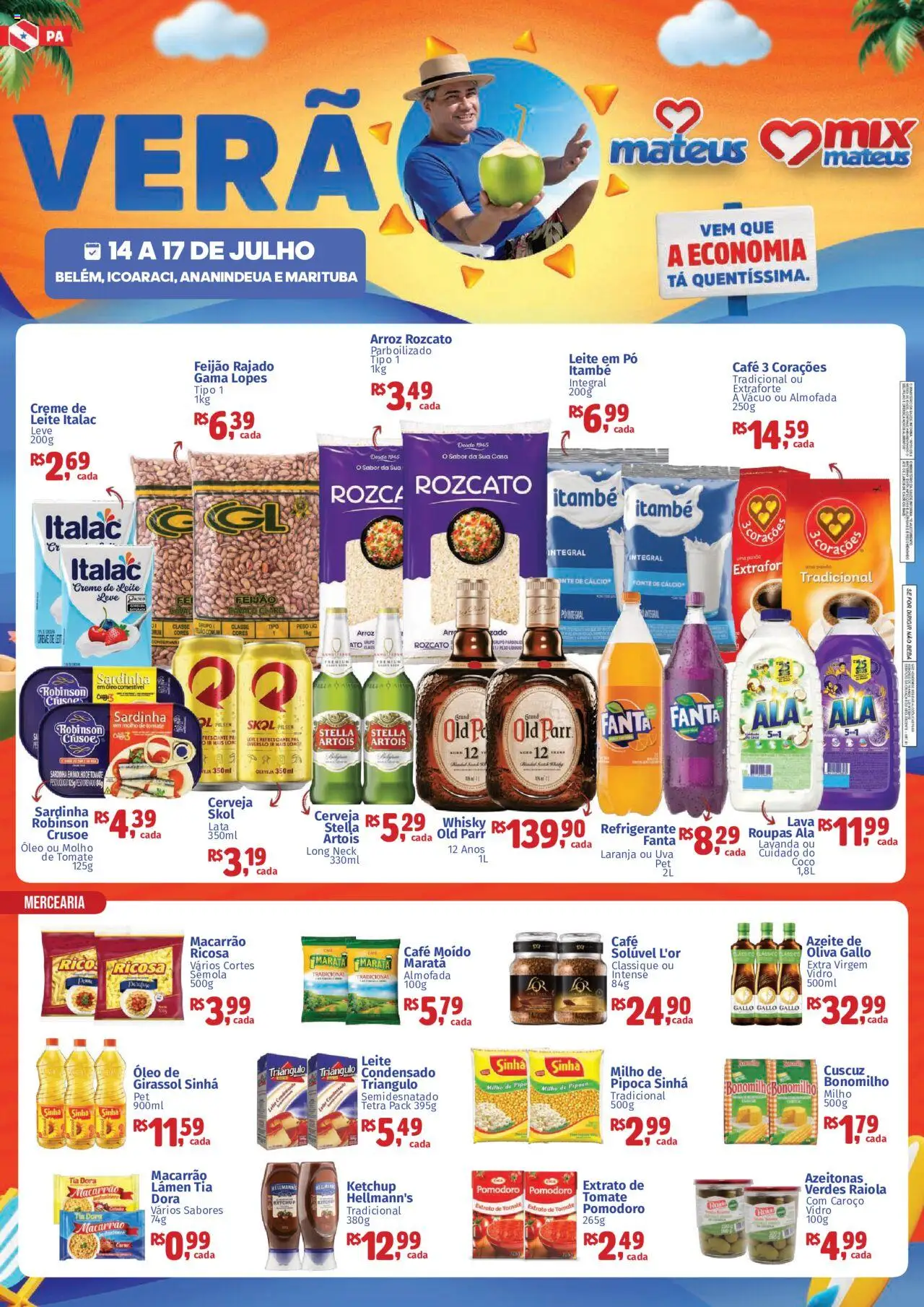 Mateus folheto "Ofertas de Verão" válido a partir de 14/07/2025 - número de página 1