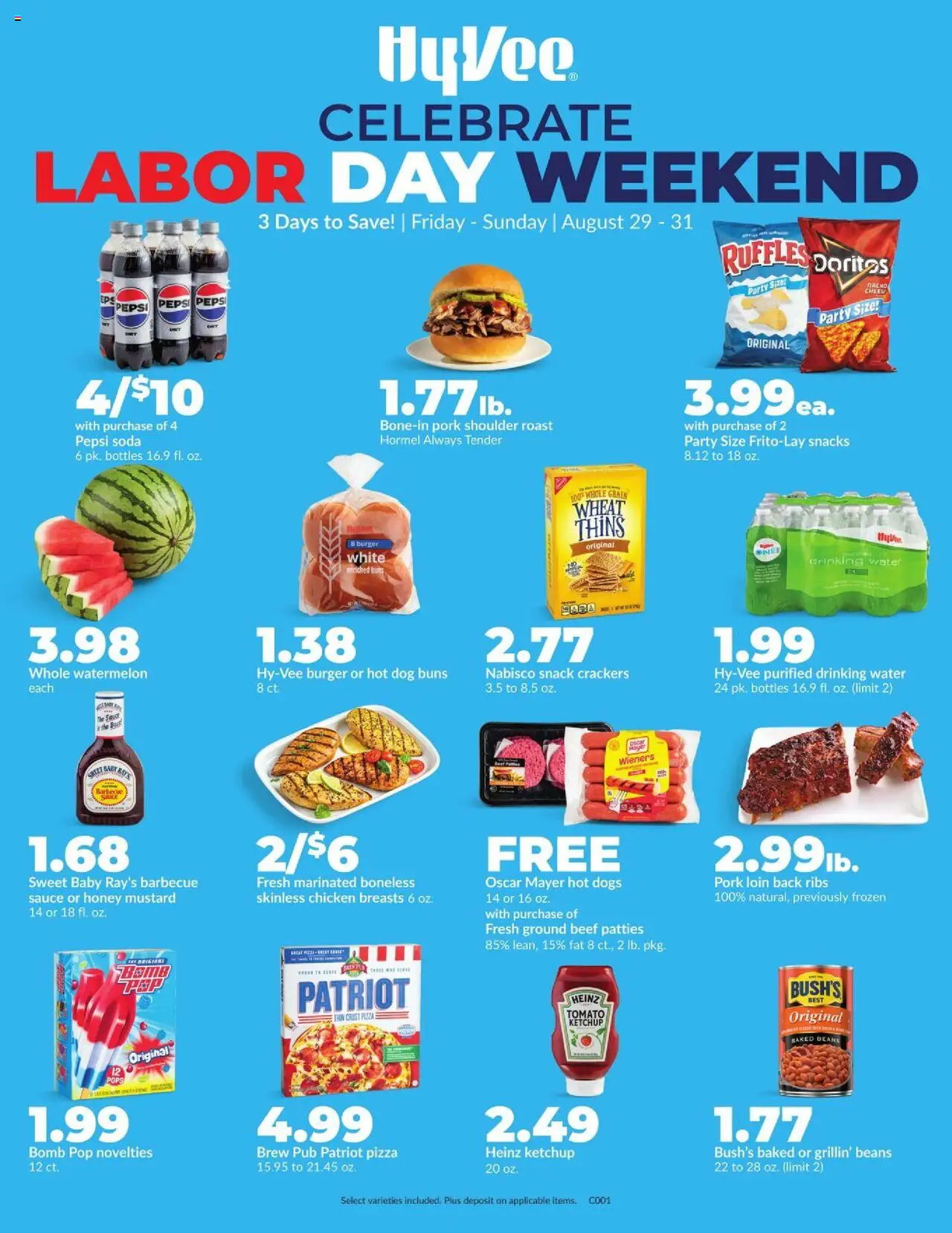 HyVee Special Sales from 08/29/2025 - Flyer - Page number 1
