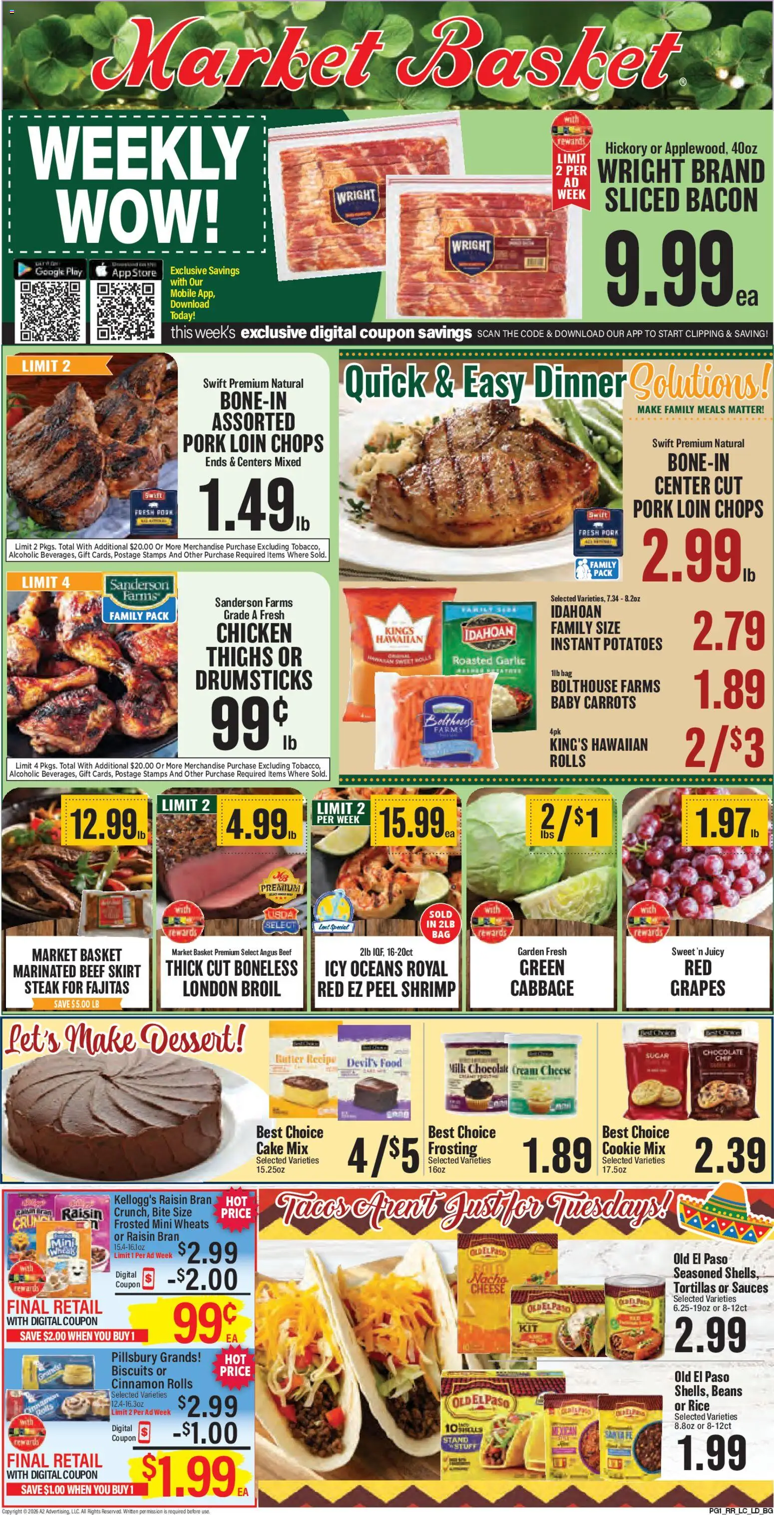 Ad Preview of Market Basket Market Basket Weekly Ad from 03/11/2026