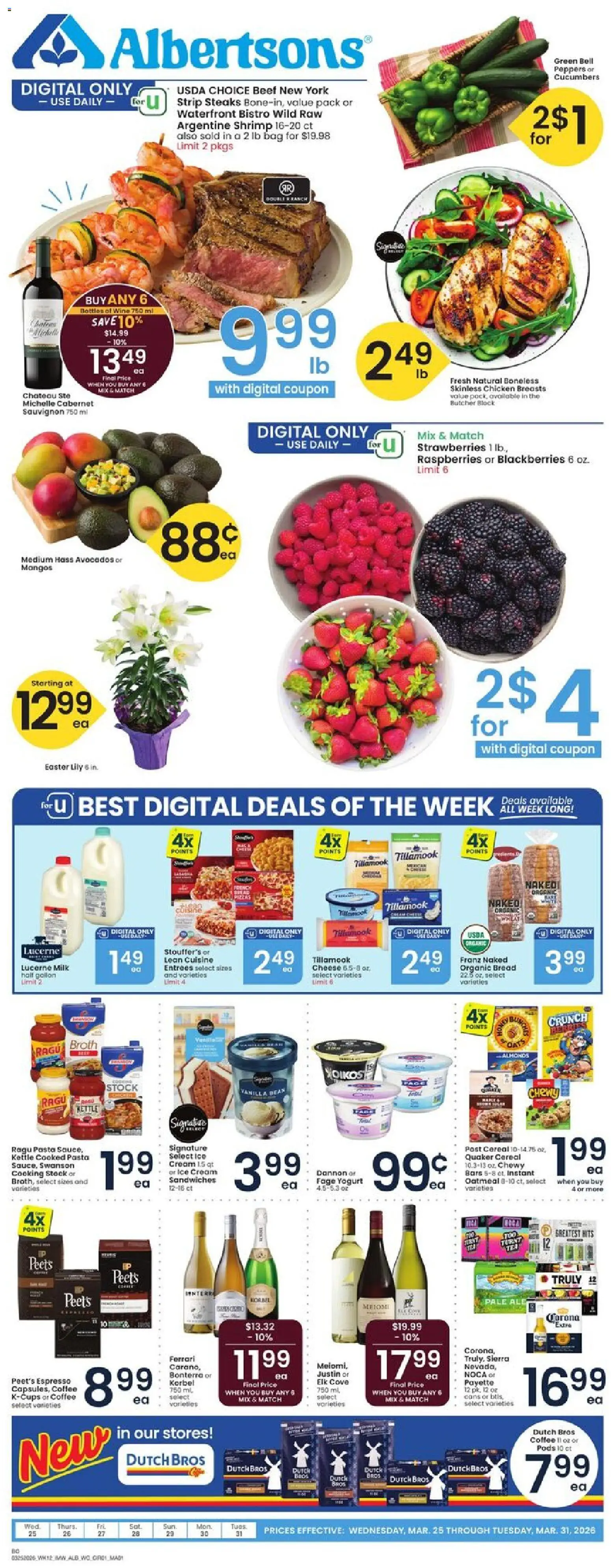 Ad Preview of Albertsons Albertsons Weekly Ad from 03/25/2026