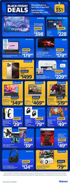Preview of leaflet Weekly Flyer from shop Walmart is valid from Nov 20, 2025 | Page: 20