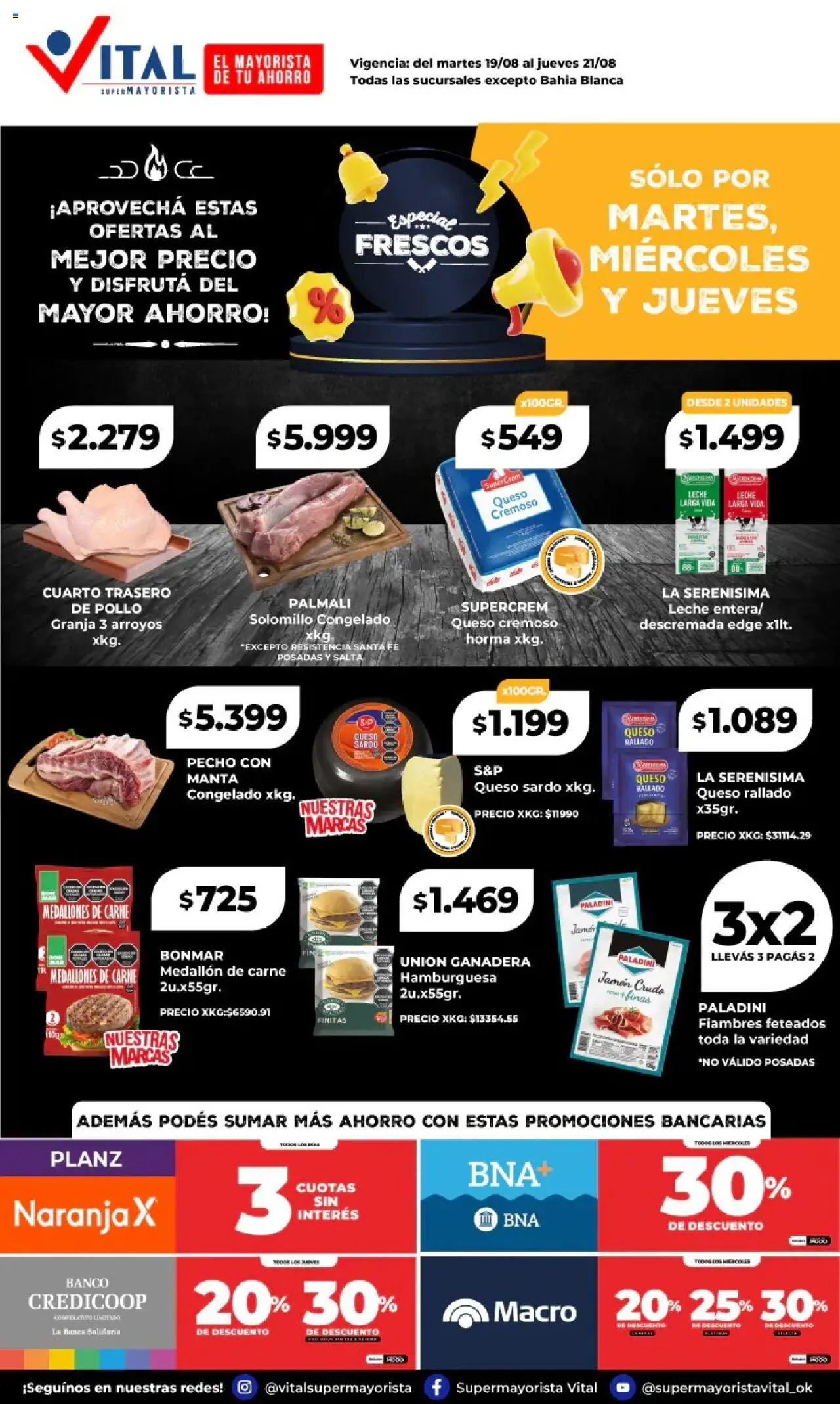 Vital Llená tu heladera del 19/08/2025 >> Catálogo