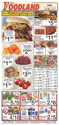 Ad Preview of Foodland Weekly Ad from 11/11/2025