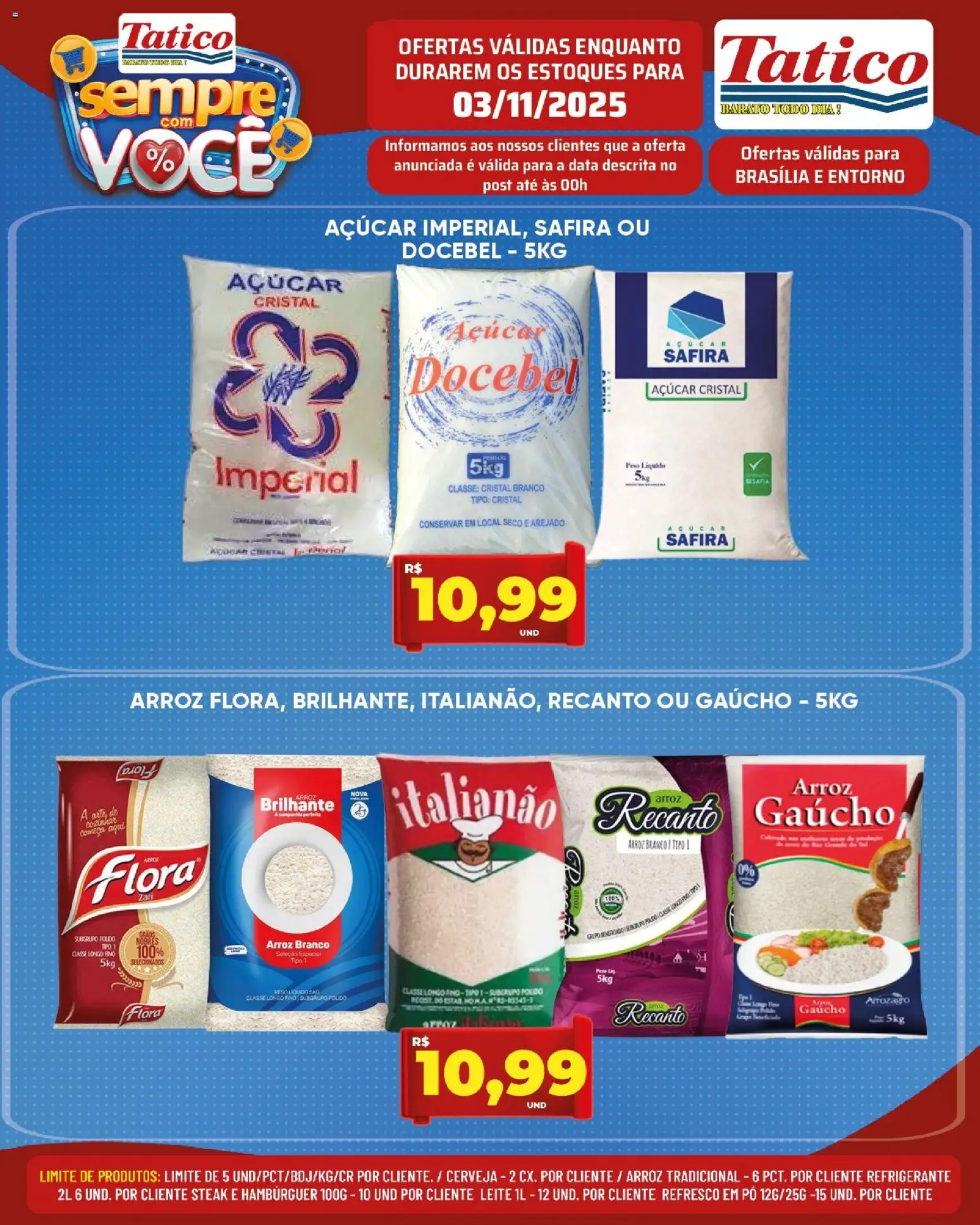 Pré-Visualização do folheto "Ofertas do Dia" da loja Tatico válido a partir de 03/11/2025