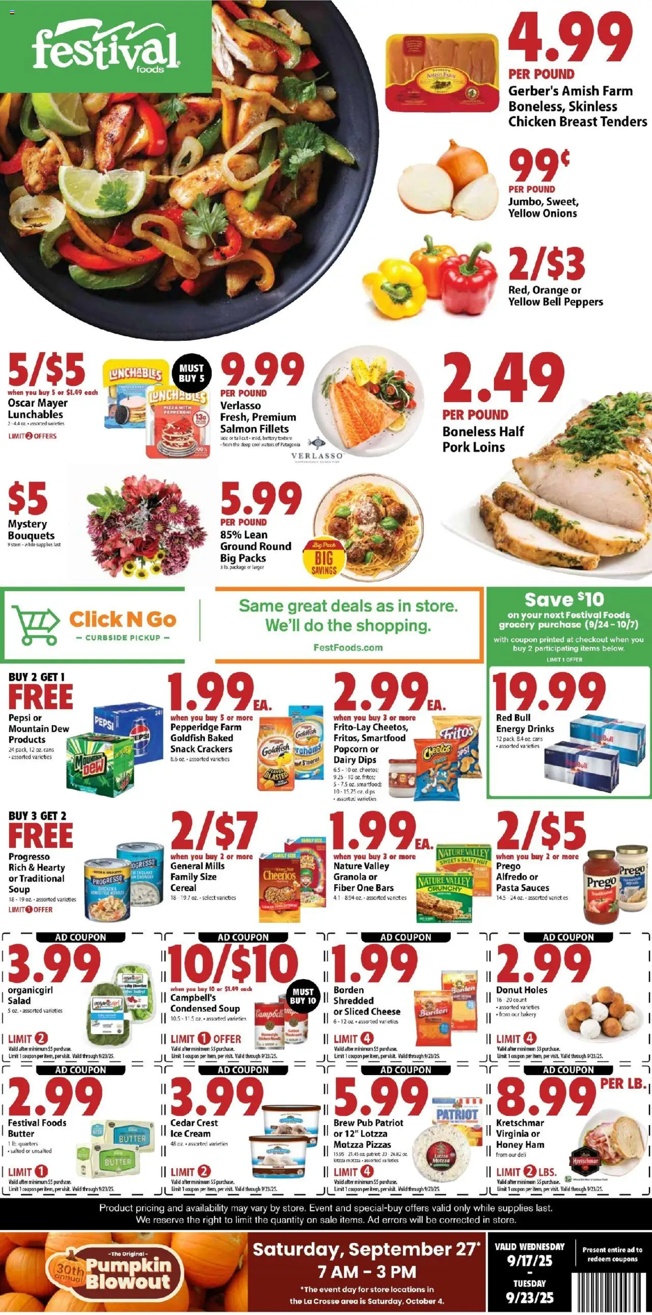 Festival Foods Weekly Ad from 09/17/2025 - Flyer - Page number 1