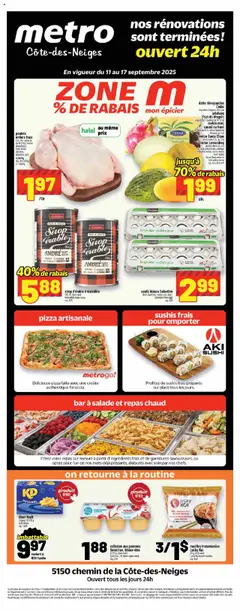 Preview of leaflet North York from shop Metro is valid from Sep 11, 2025