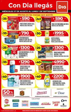 Vista previa del folleto de la tienda Dia válido desde el 27/08/2025 