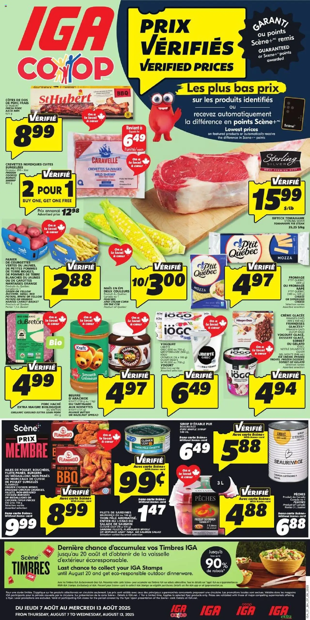 IGA flyer valid from Aug 07, 2025 - page number 1