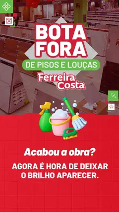 Pré-Visualização do folheto "Ofertas Bota Dora" da loja Ferreira Costa válido a partir de 27/10/2025