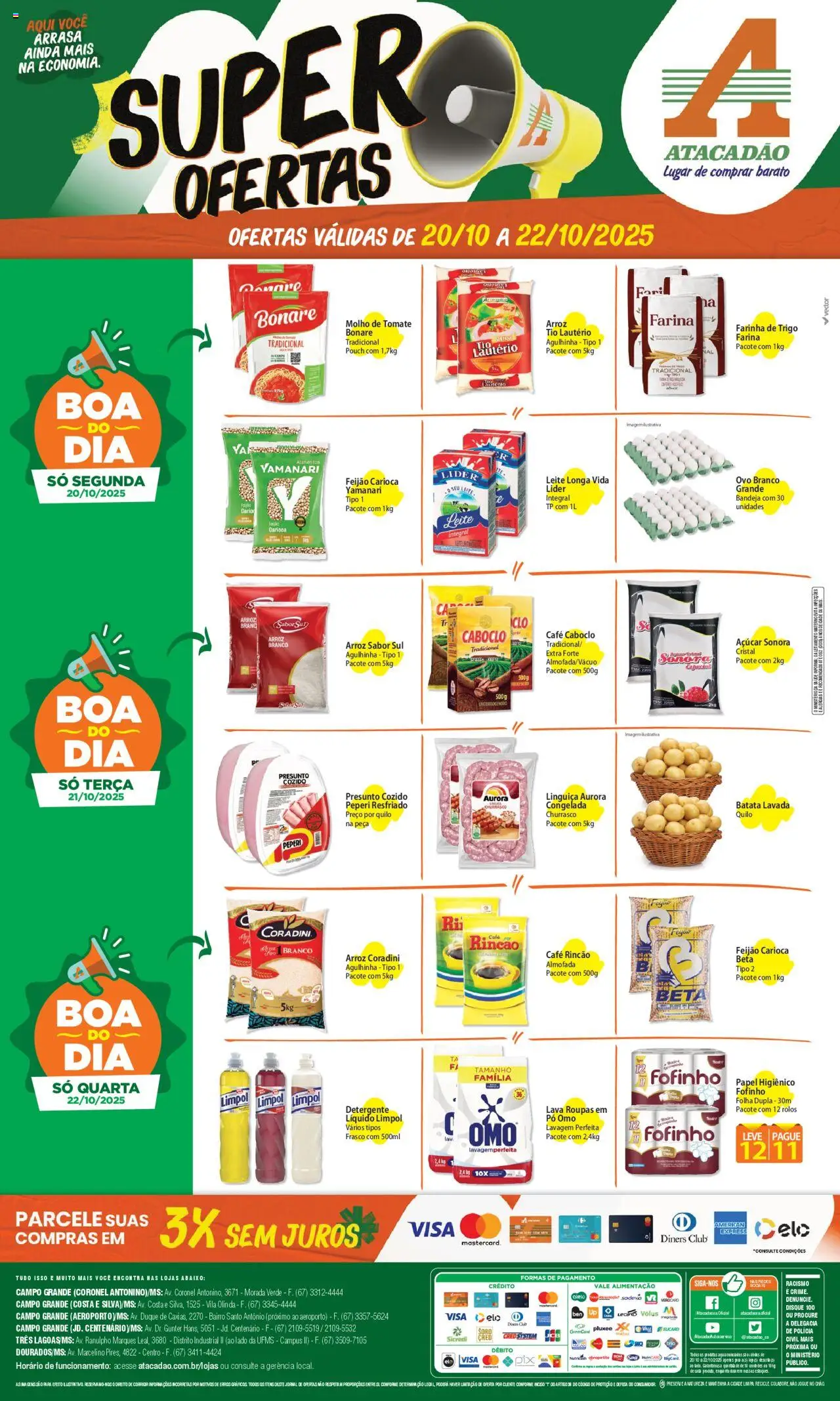 Atacadão folheto "Ofertas - MS" válido a partir de 20/10/2025 - número de página 1