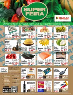 Pré-Visualização do folheto "Ofertas da semana" da loja Supermercado Dalben válido a partir de 24/11/2025 | Página: 1