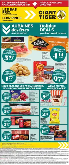 Preview of leaflet Circulaire from shop Giant Tiger is valid from Dec 10, 2025