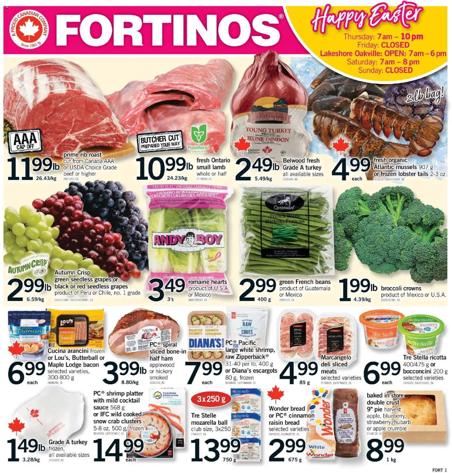 Preview of leaflet Fortinos weekly flyer - Burlington from shop Fortinos is valid from Apr 02, 2026