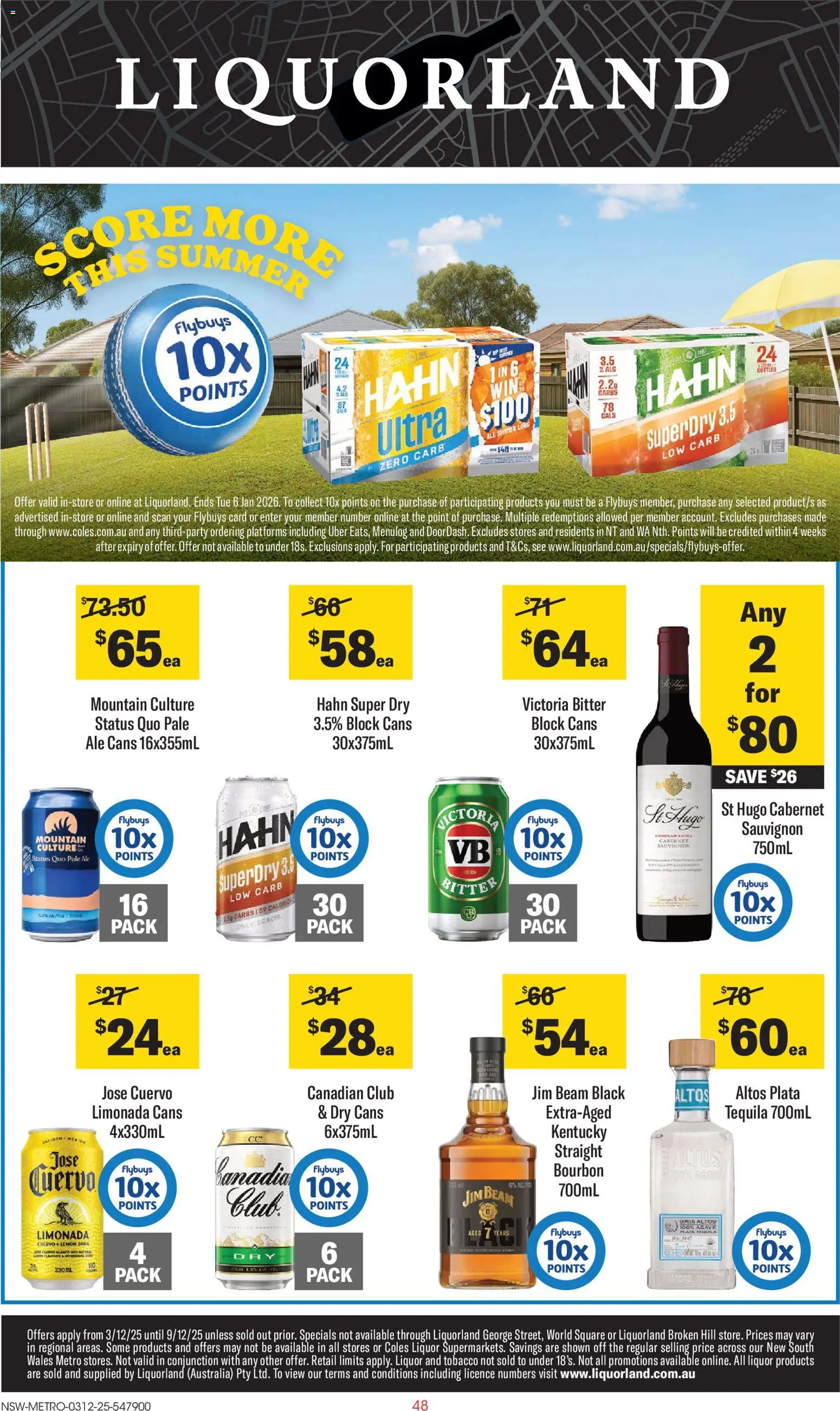 Preview of catalogue Catalogue from shop Liquorland valid 03/12/2025