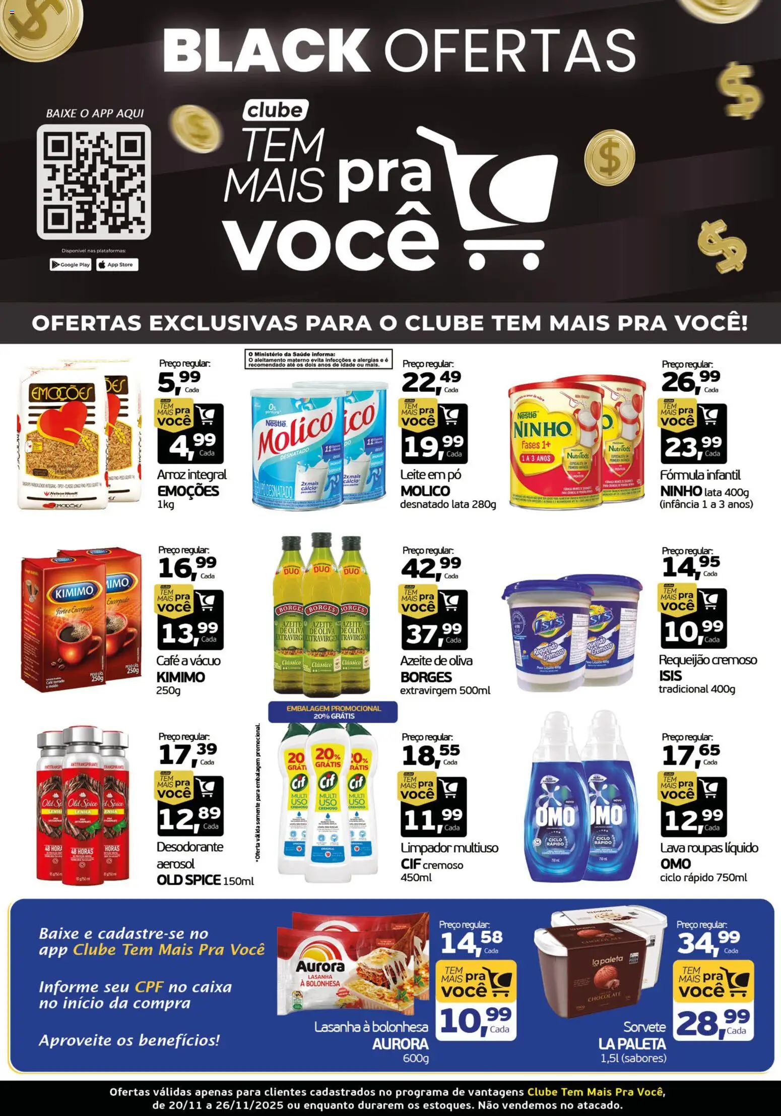 Pré-Visualização do folheto "Black Friday" da loja Cometa Supermercados válido a partir de 20/11/2025