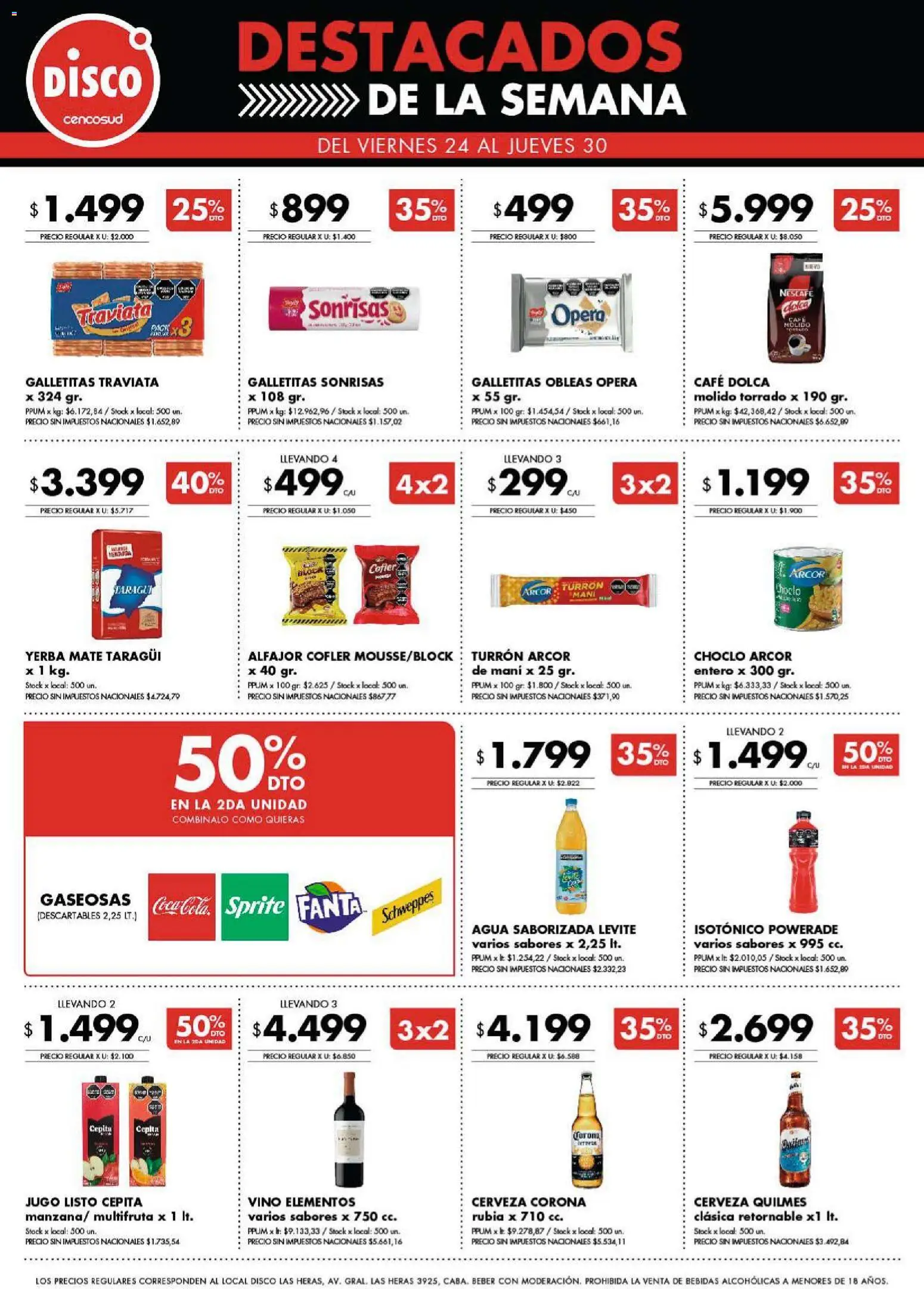 Disco Destacados - Ofertas I Nacional del 26/10/2025 Online