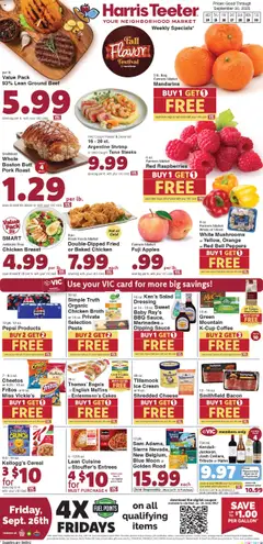 Ad Preview of Harris Teeter Weekly Ad from 09/24/2025