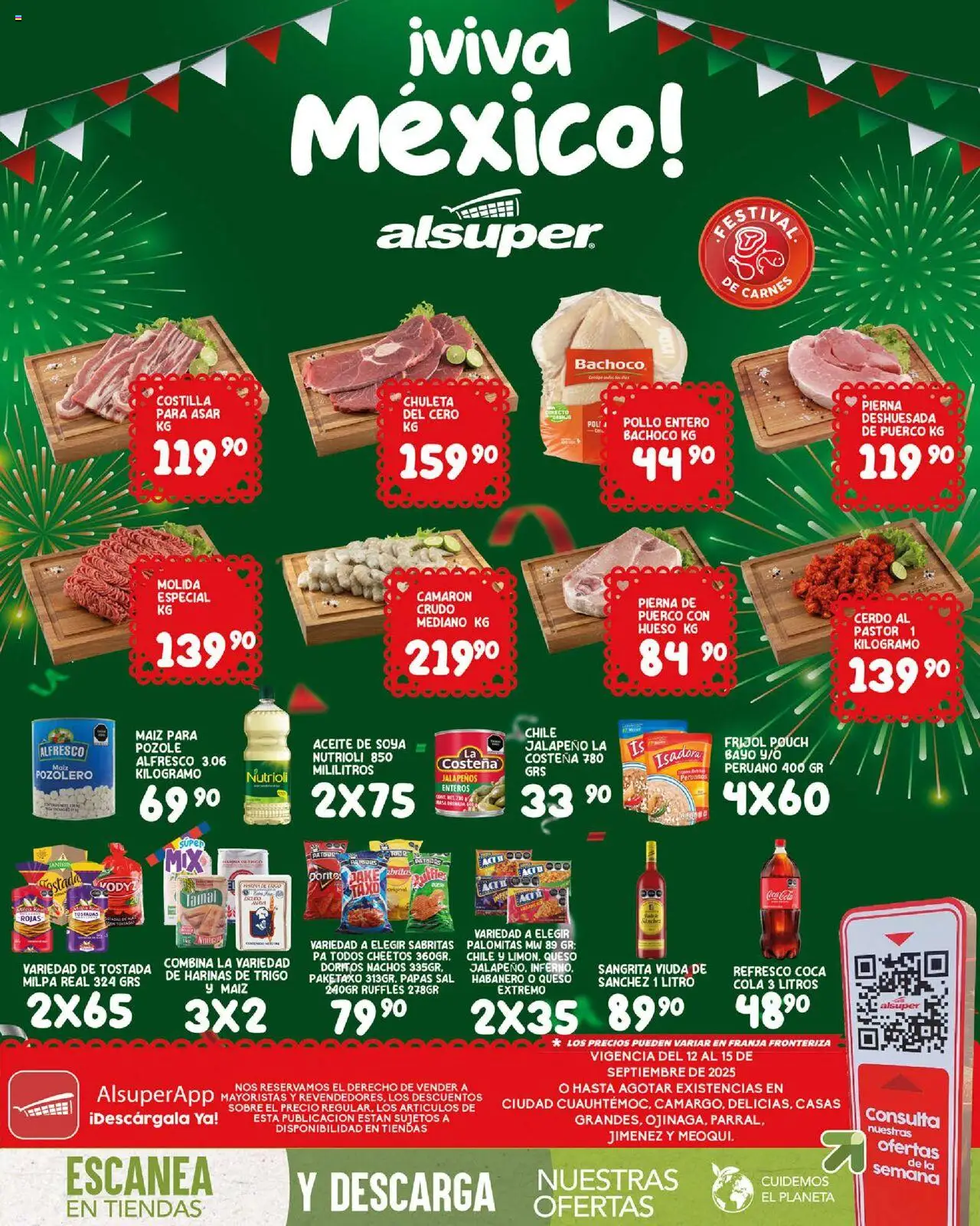 Folleto - Chihuahua Estado Alsuper y sus promociones válidas desde el 12/09/2025 - Número de página 1