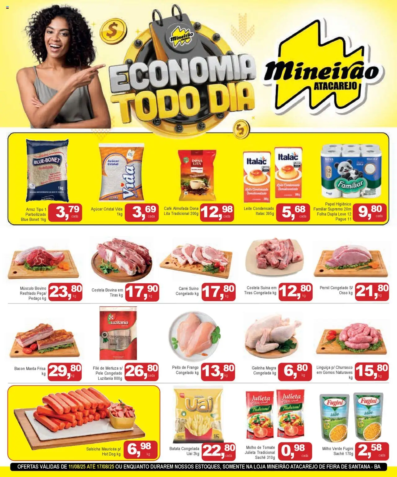 Mineirão Atacarejo folheto "Ofertas da semana" válido a partir de 11/08/2025 - número de página 1