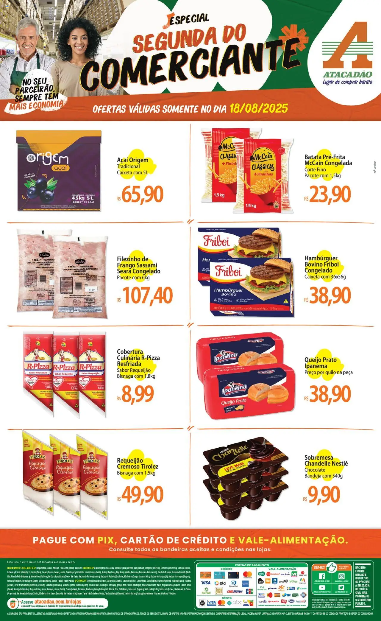 Atacadão folheto "Ofertas - SP" válido a partir de 18/08/2025 - número de página 1